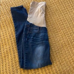 Indigo Blue Maternity Skinny Full Panel Jeans